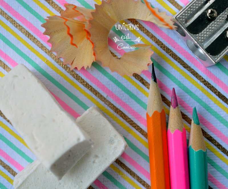 back to school, unicorn, unicorns eat cookies, marshmallows, homemade, eraser, gomma da cancellare, 