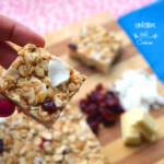 granola, cereali, bars, barrette, snack, energetico, white chocolate, ciocolato bianco, unicorns eat cookies, cocco, coconut,lamponi, cranberry, merenda, colazione, break, breakfast
