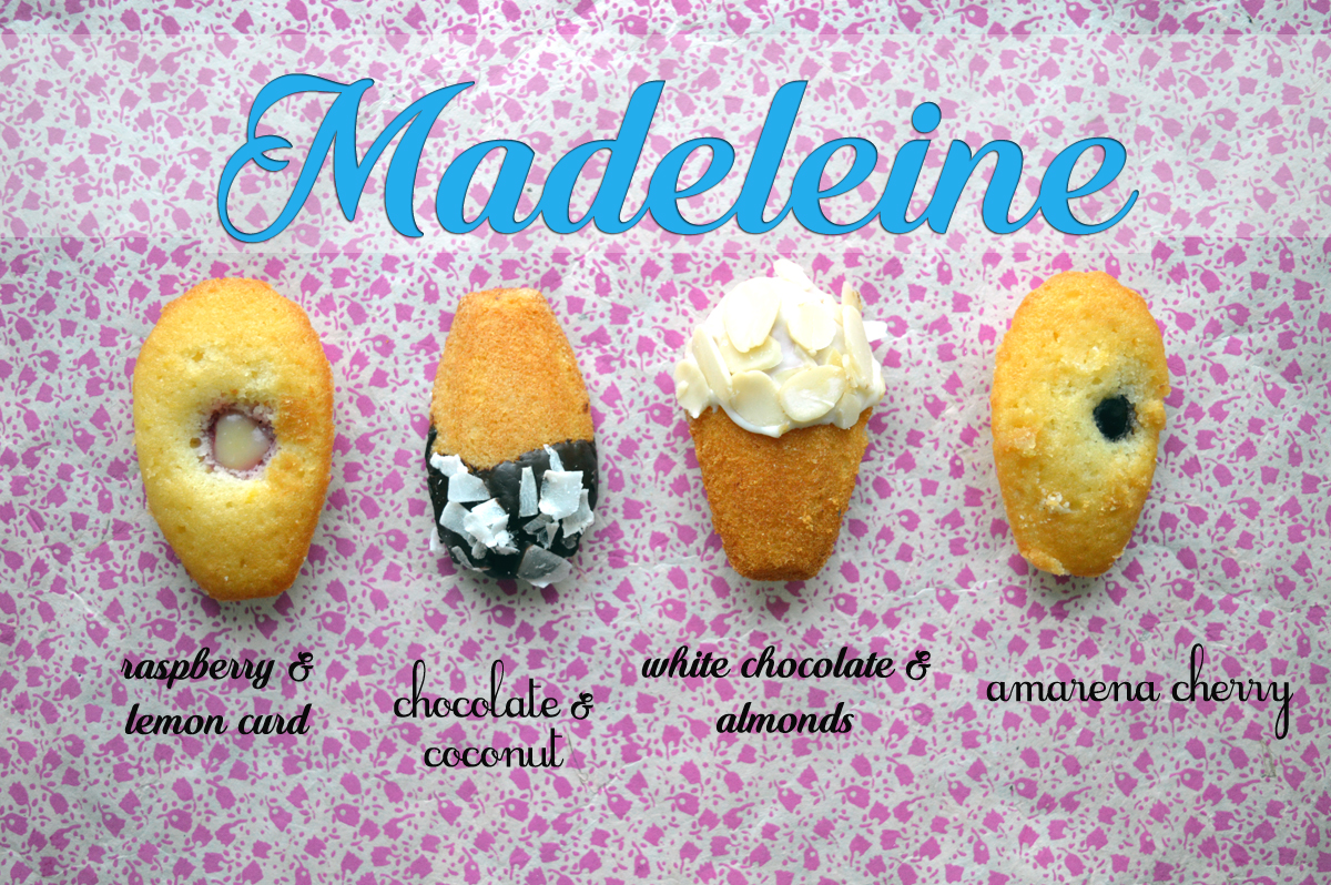 madeleine, ricetta, recipe, suocera, lemon curd, lamponi, raspberry, amarena, amarena cherry, chocolate, cioccolato, pastry, dessert, cake, torta, mother-in-low, cioccolato bianco, white chocolate, almonds, mandorle