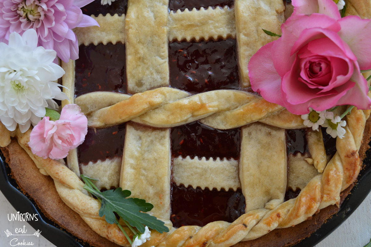 crostata decorata, festa della mamma, crostata alla marmellata, pasta frolla, pie crusta, shortcrust, mother’s day ideas, fiori, flowers