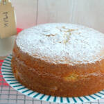 torta al latte caldo hot milk cake ricetta facile colazione merenda
