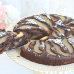torta pere e cioccolato senza burro e senza olio