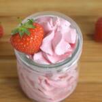 ricetta panna alle fragole