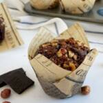 ricetta facile muffin cioccolato e nocciole