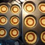 tortine in due stampi da muffin