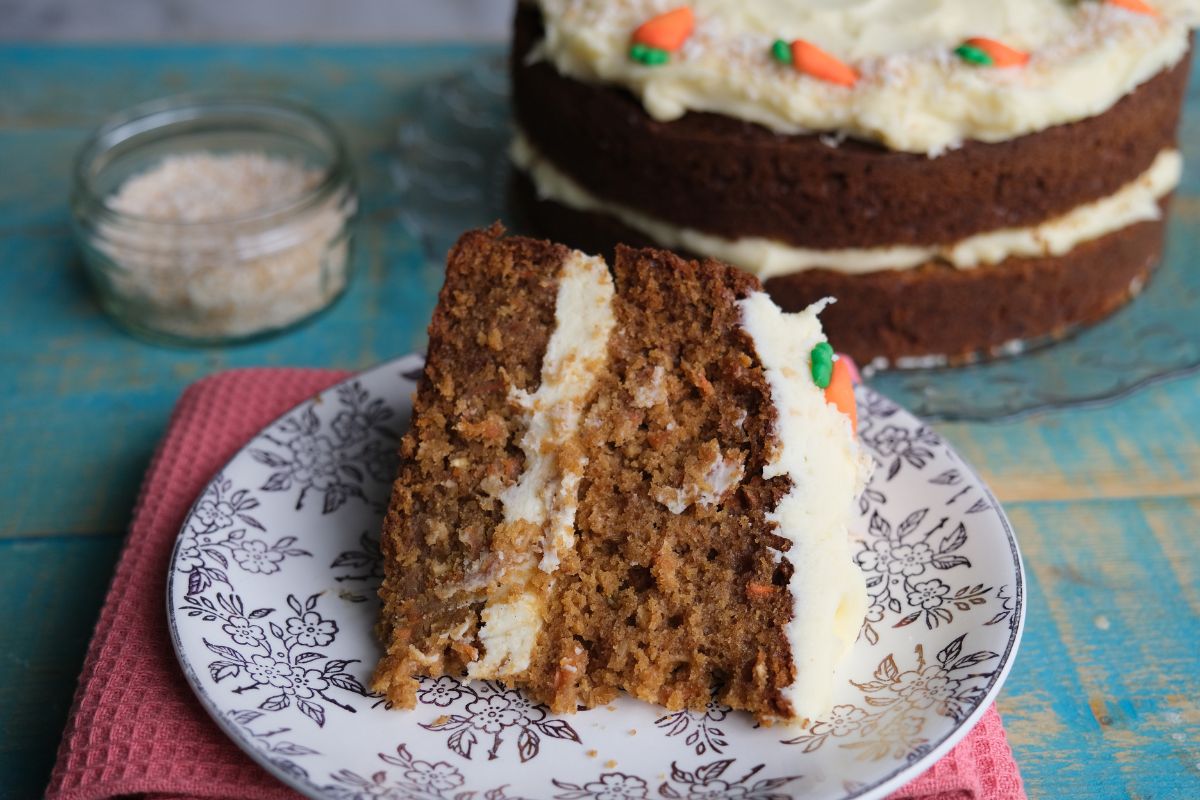 ricetta facile e veloce carrot cake e cocco